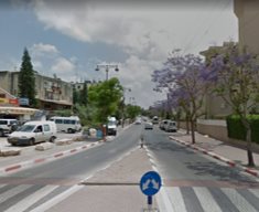 רחוב הרצל קריית עקרון צילום מתוך מפות גוגל
