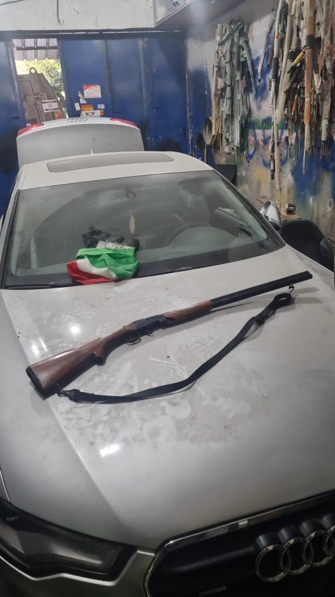 רובה ציד שנתפס במהלך פעילות כוחות הביטחון צילום דובר צהל 