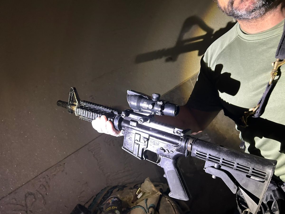 רובה M16 שחשפה המשטרה ברמלה