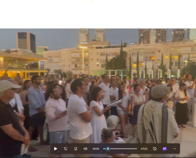 תפילת נעילה בכיכר הבימה אמיר בן דוד "זמן ישראל"