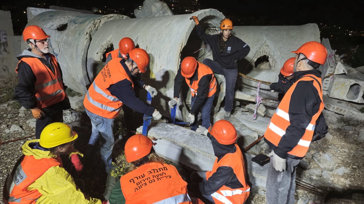 גדוד החילוץ וההצלה של נס ציונה צילום דוברות העירייה