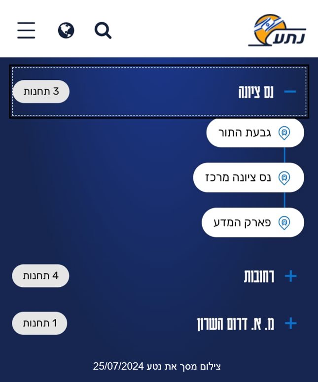 שלושת תחנות המטרו שצפויות לשרת את תושבי נס ציונה מתוך אתר נטע