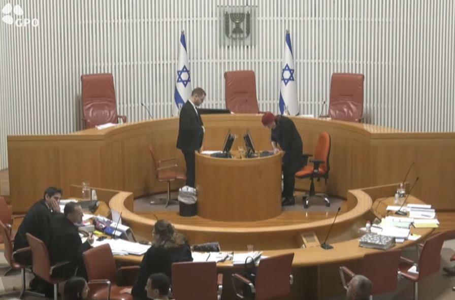 דוברות הרשות השופטת. צילום מסך.