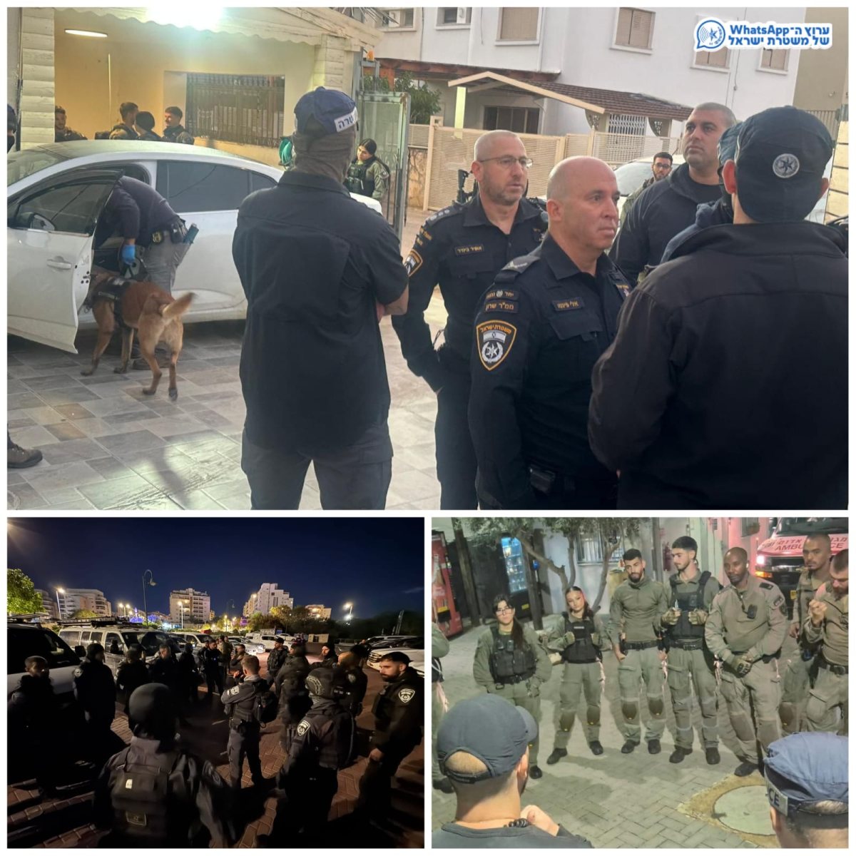 מבצע לאומי משולב לחיזוק ביטחון הציבור ומאבק בפשיעה החמורה בחברה הערבית צילום דוברות