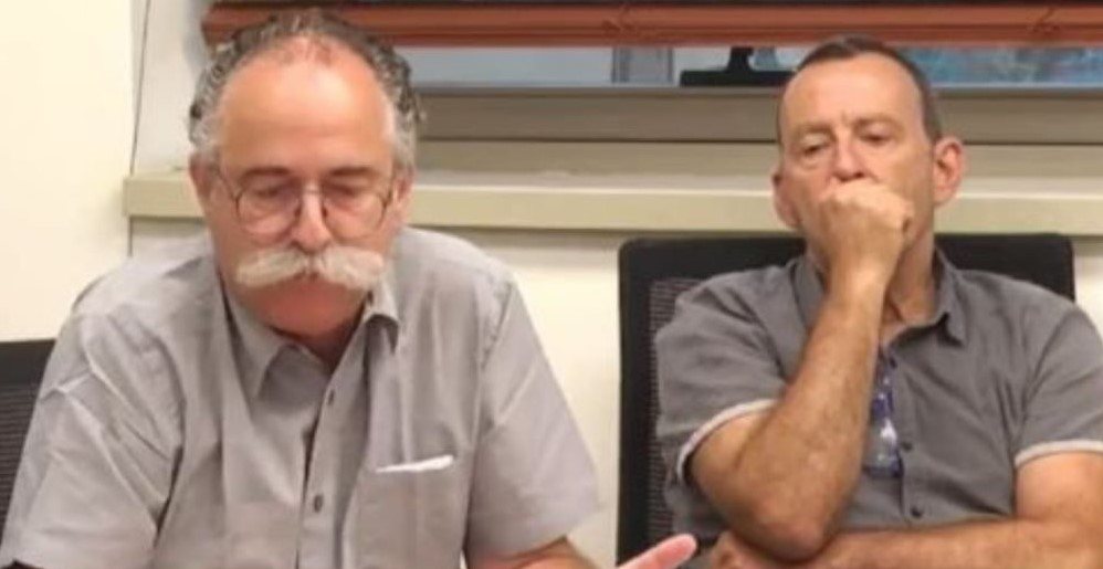 נאור ירושלמי ועמיתו גיל אנוקוב במליאה (ארכיון)