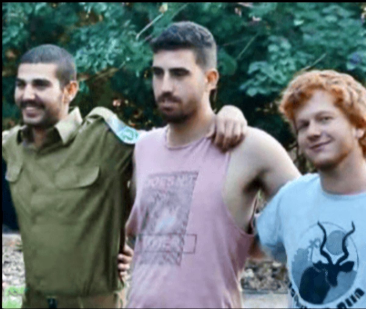 שלושת הנופלים ממושב צופר במלחמת חרבות ברזל, עידו אפל, רואי אליאס וגלי שקותאי - צילום באדיבות המשפחות