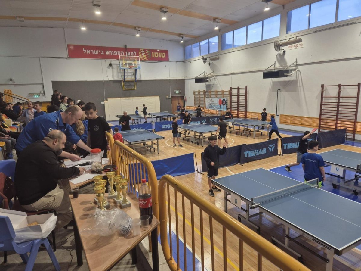 טורניר טניס שולחן קהילתי בבית ספר "ראשונים" בנס ציונה