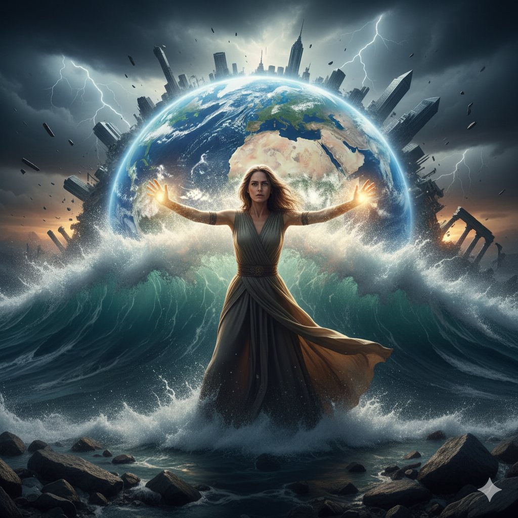 השיטפון הגדול בנטפליקס - כדור הארץ בסכנה. מי יציל אותו מהמבול שמגיע משחר ההיסטוריה