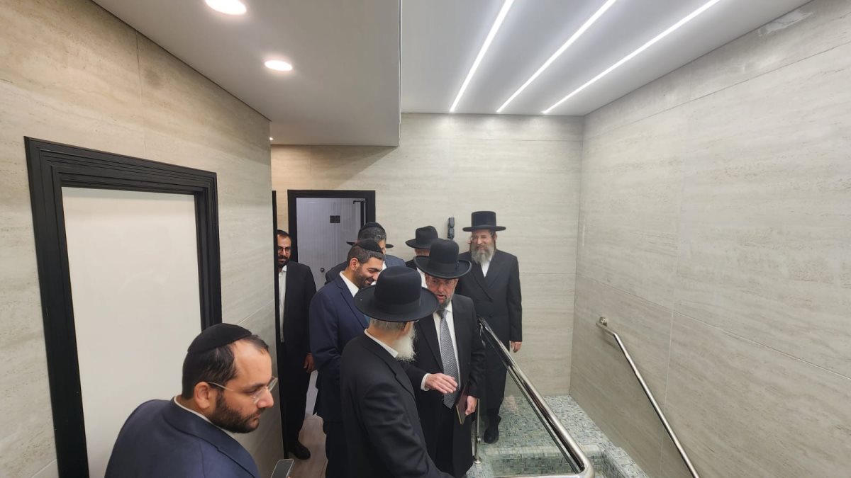 המקוה ב"לוק" החדש... צילום: באדיבות האתר חב"ד אינפו