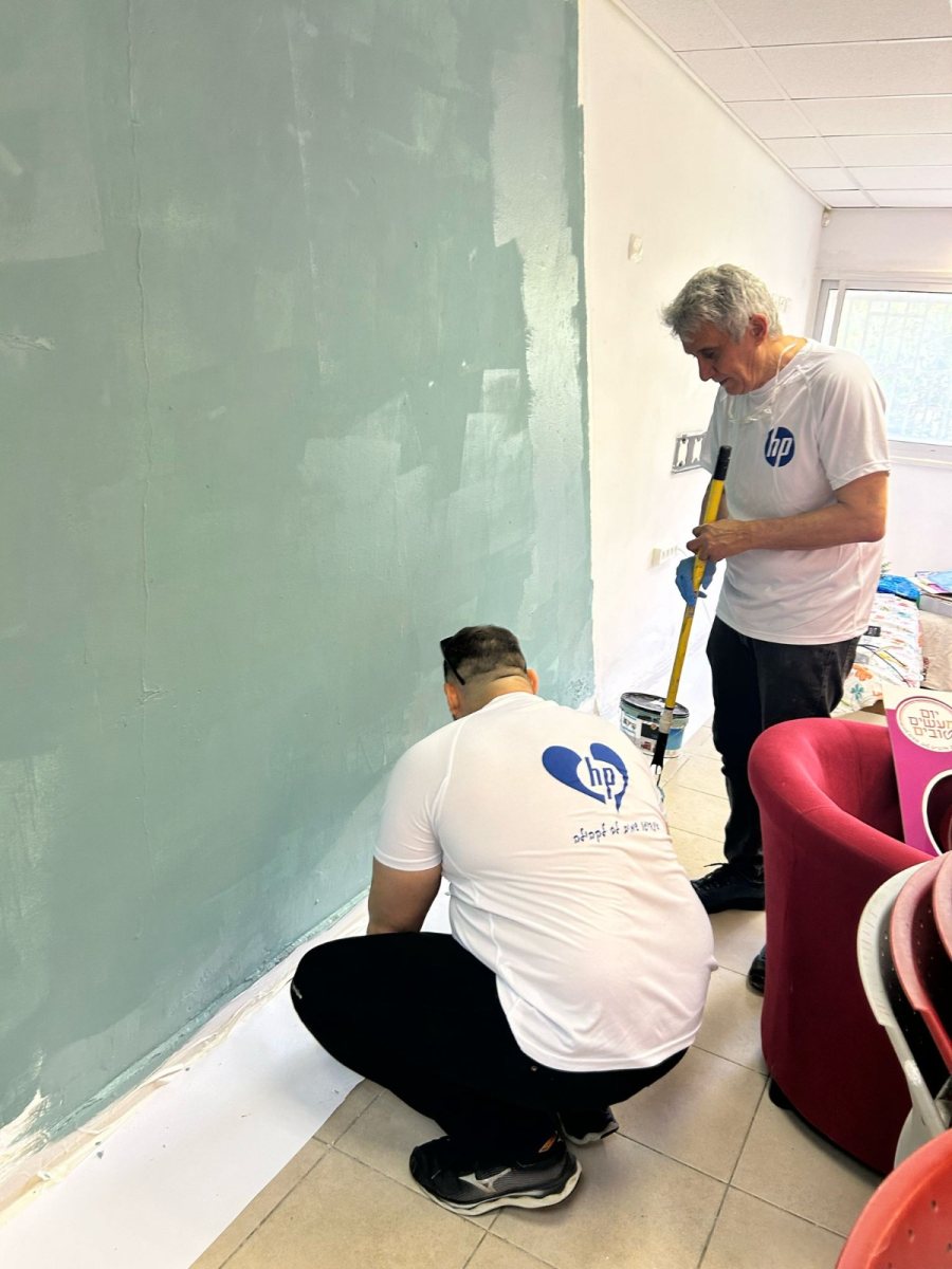 עובדי HP נס ציונה ביום המעשים הטובים 2025