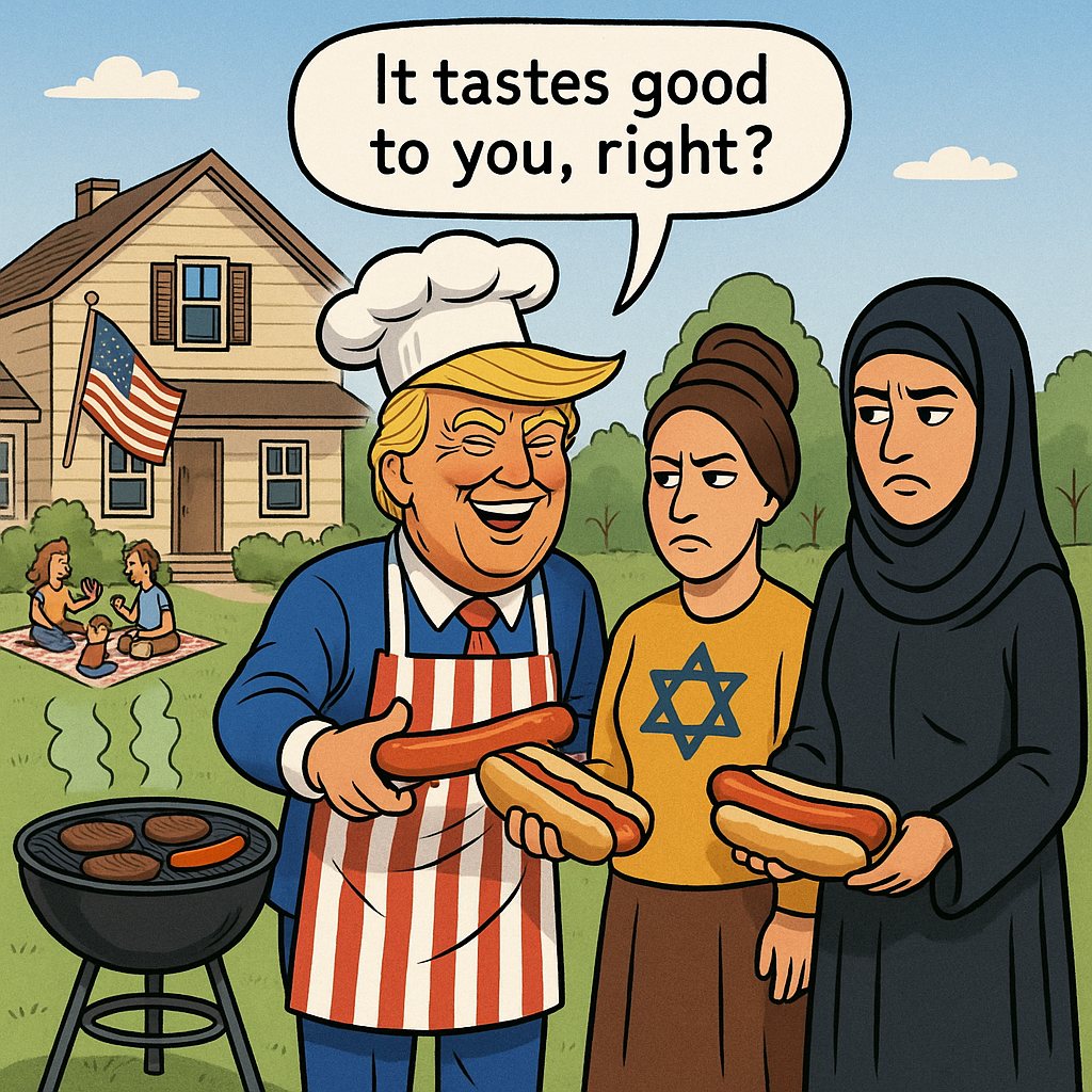 טראמפ "מאכיל" את 2 הצדדים..