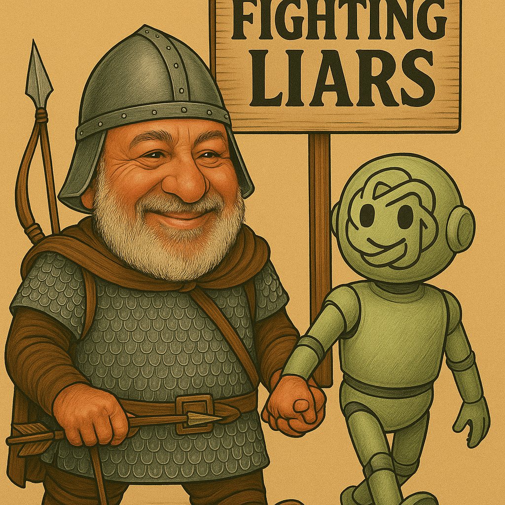 אני כלוחם בשקרים...