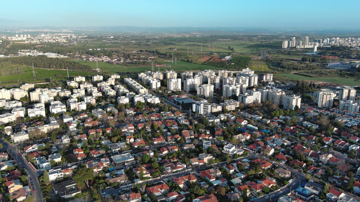 נס ציונה - צילום רחפן, דוברות העיריה