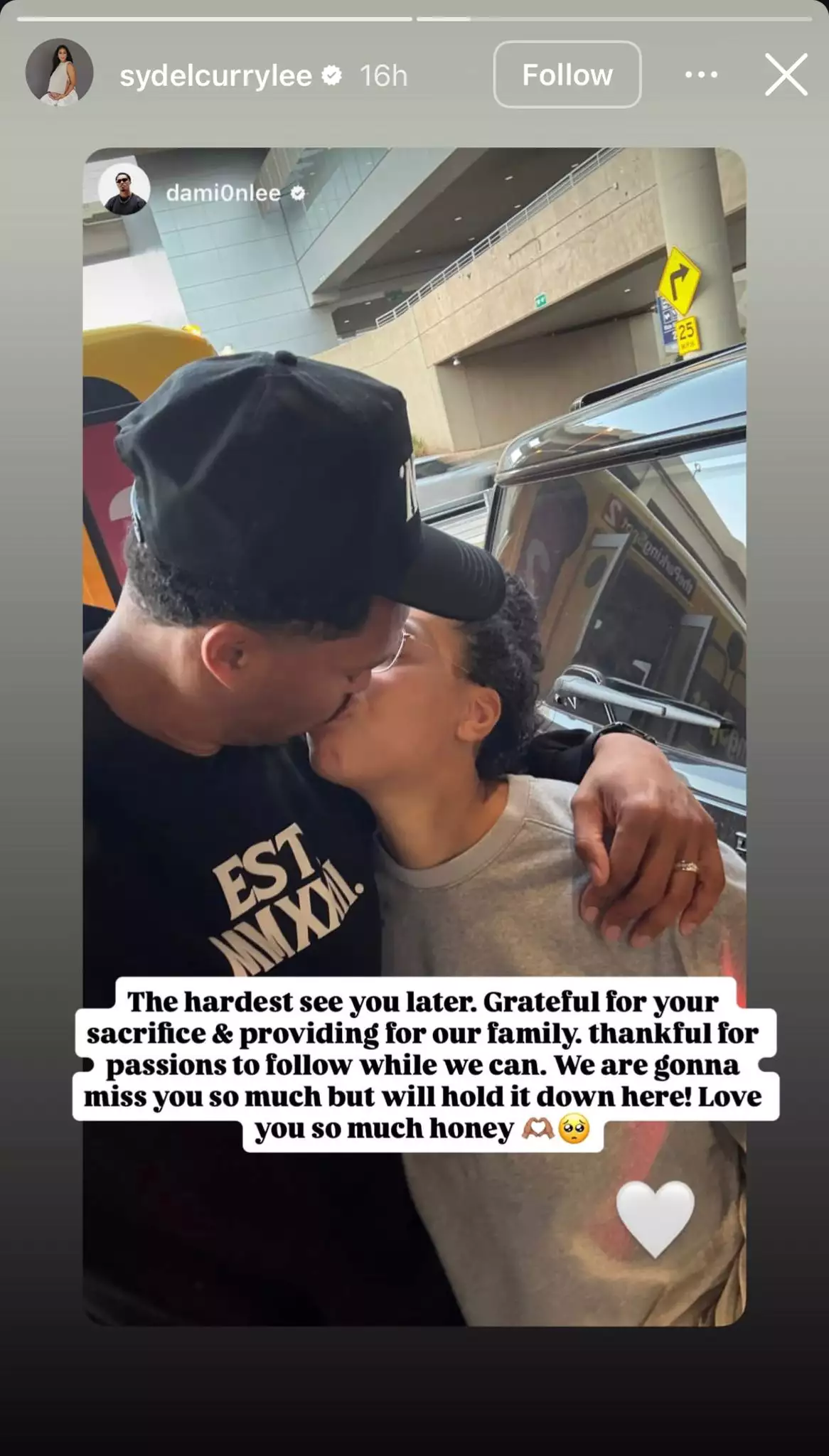 פוסט הפרידה המרגשת