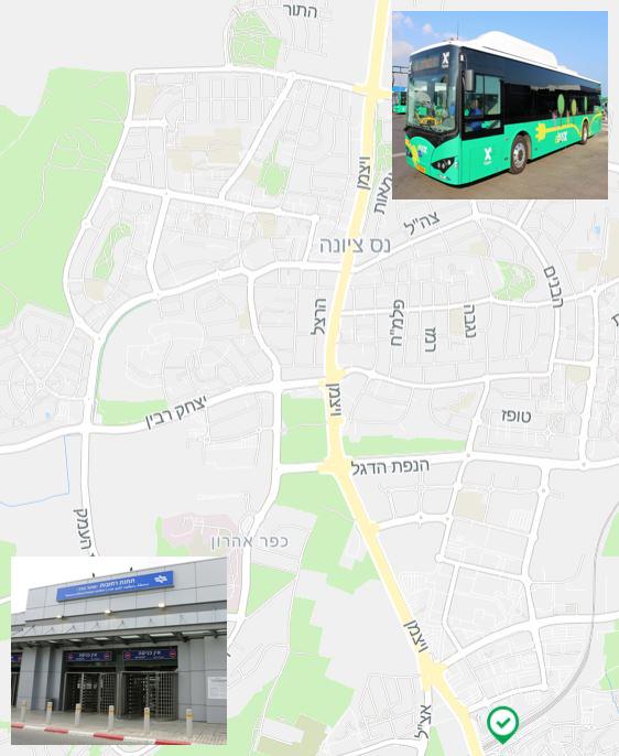 כל כך קרוב... כשיש תחבורה ישירה. המפה המדוייקת טרם פורסמה