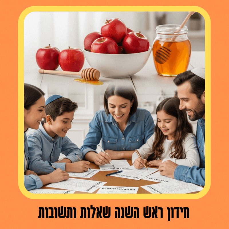 חידון ראש השנה שאלות ותשובות טריוויה חינמית בנושאי מנהגי ראש השנה העברי
