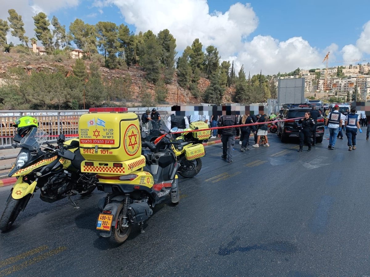 הפיגוע בירושלים צילום תיעוד מבצעי מדא  