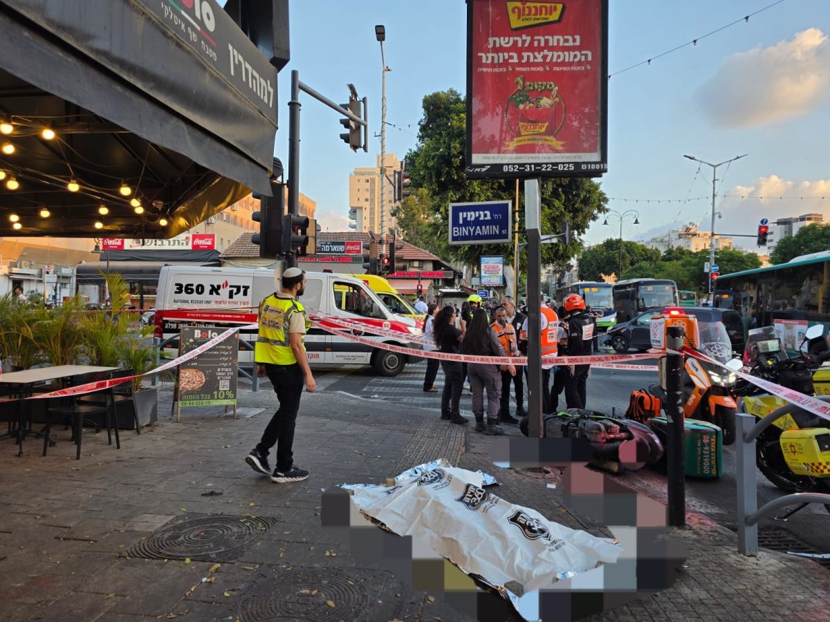 רוכבת קטנוע כבת 18 נהרגה בתאונה ברחוב הרצל ברחובות צילום זקא 360