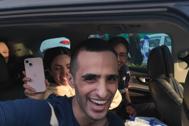 נמרוד שב הביתה... צילום מסך.