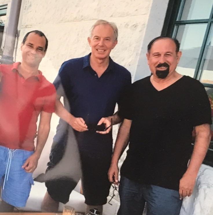 מני ויצמן, טוני בלייר ויקיר גבאי במלון בראון שבבעלותם, בקרואטיה