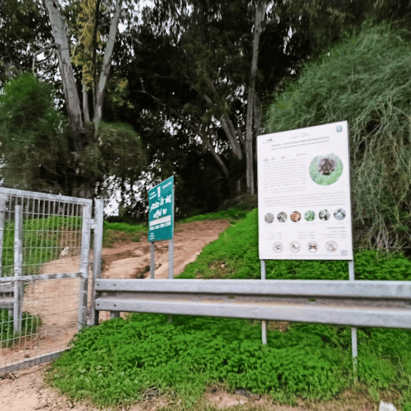 שער הכניסה לשמורת הטבע גבעות הכורכר נס ציונה צילום נס ציונה נט 