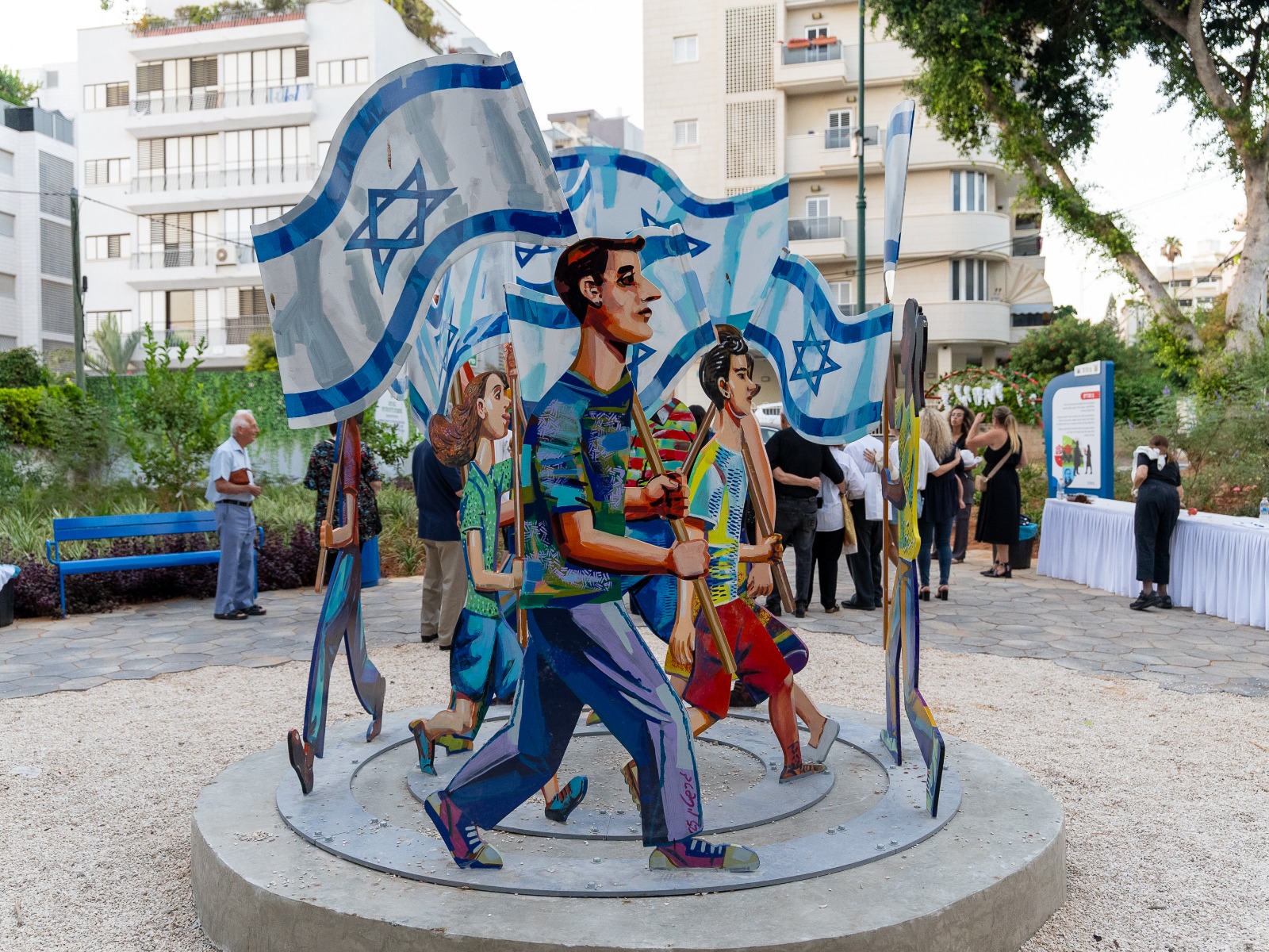 גן הדגל המחודש, אחד הפרוייקטים שיוצגו במסלול הצעדה