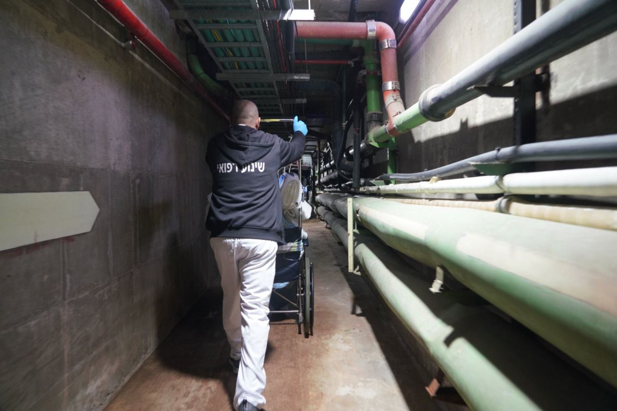 מרכז הרפואי קפלן מקבוצת כללית במעבר לרמת הכוננות הגבוהה ביותר צילום גלעד שעבני 