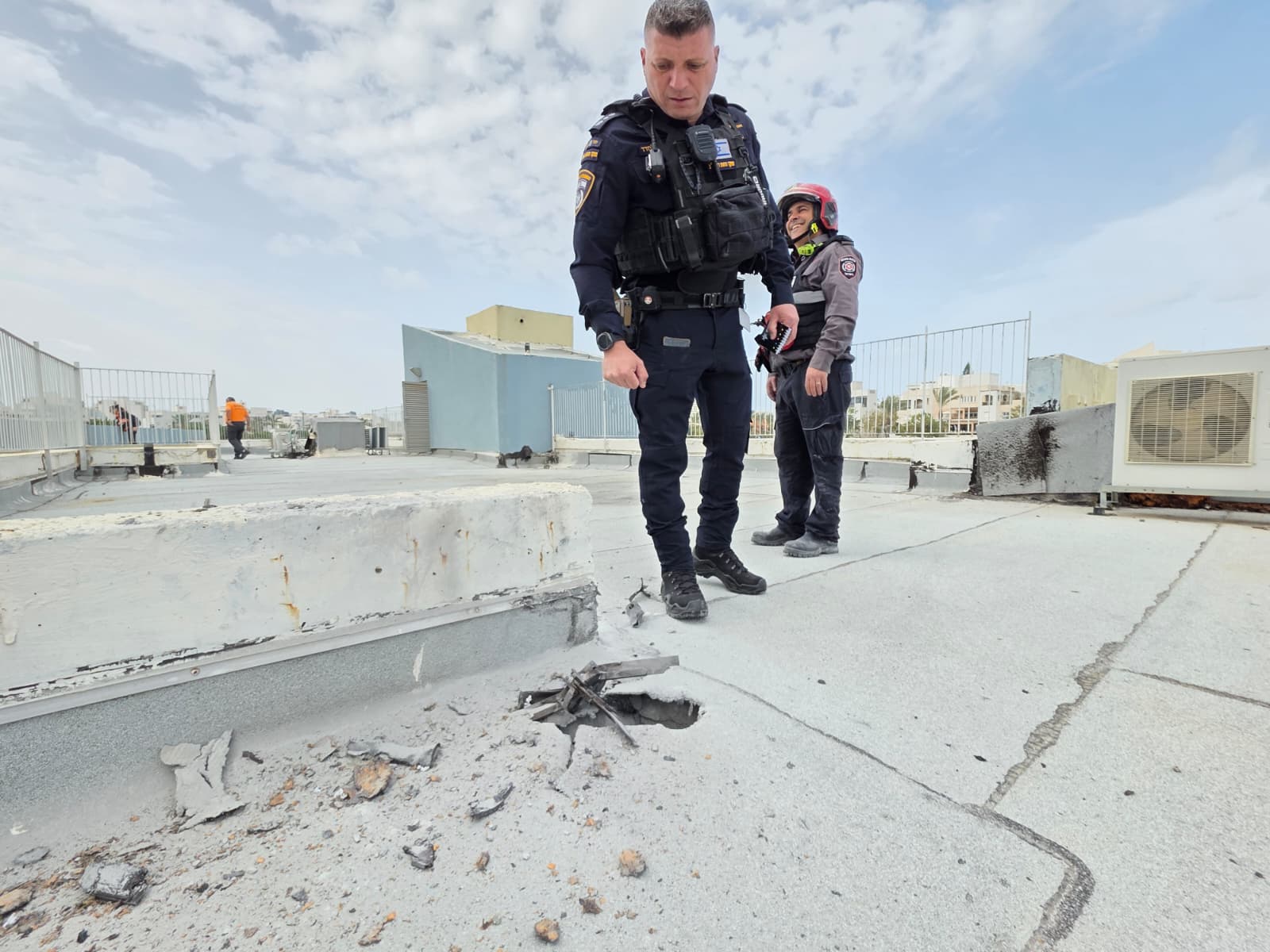 מפקד משטרת ראשל"צ בשטח