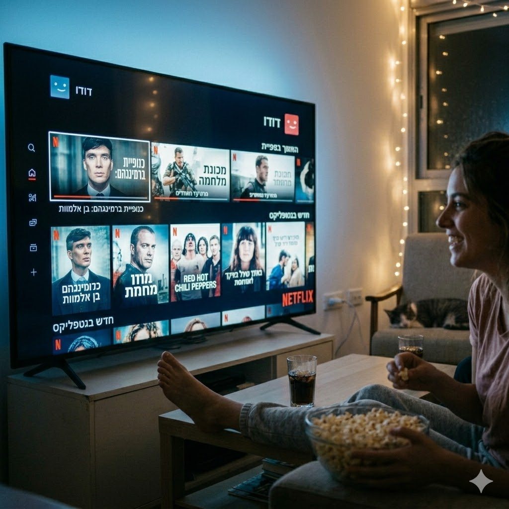 ישראלי אנגלי מוזיקלי ועוד שניים  מומלצים בנטפליקס ישראל במיוחד לימים המלחמה 