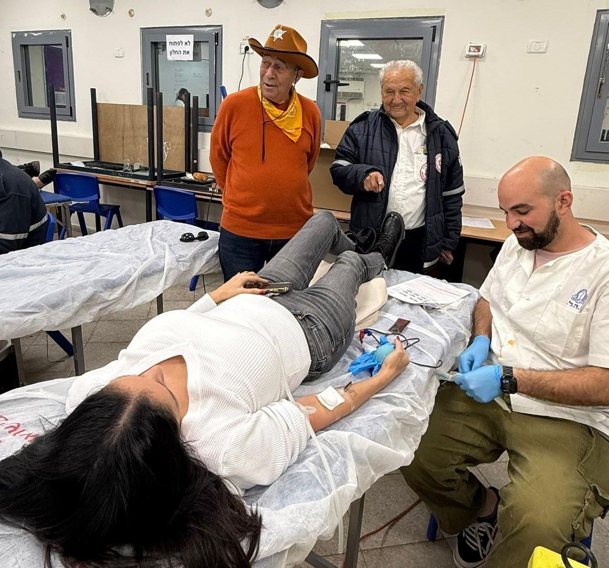משה פולק הנס ציוני - המתנדב הותיק ביותר