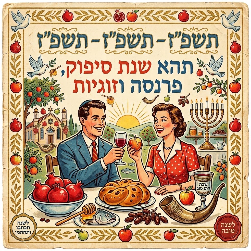 שנות טובות של פעם להורדה חינם עיצובים חדשים שנת תשפז שנה עברית חדשה 2026