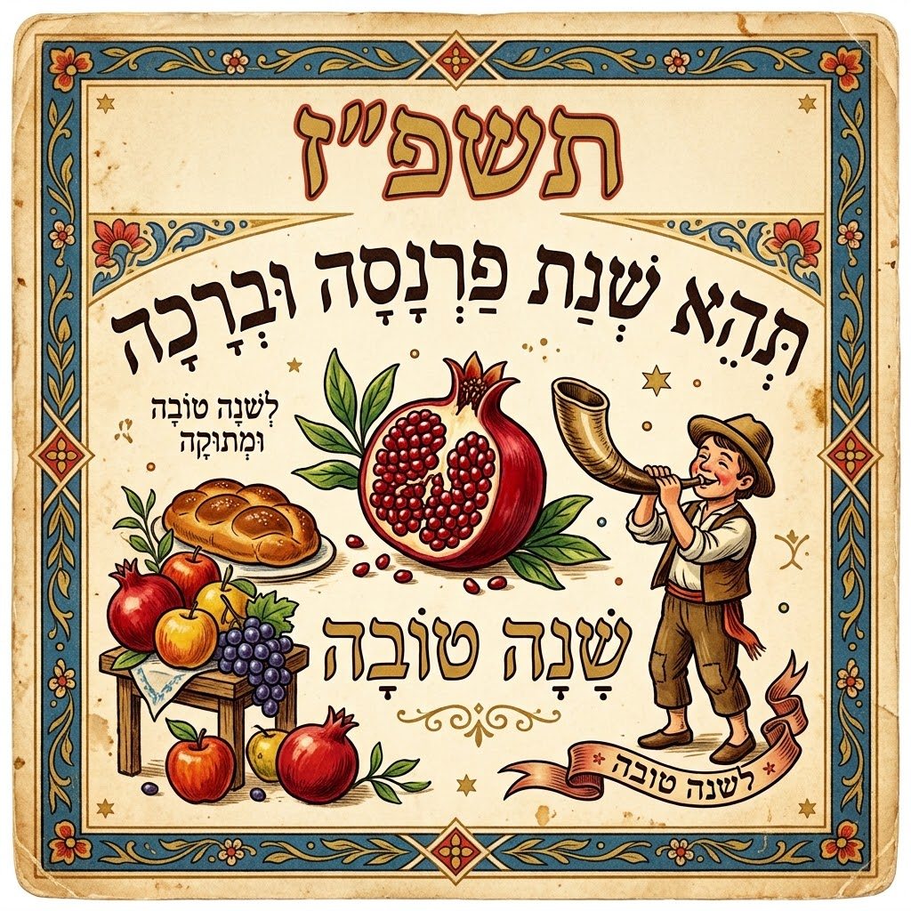 גלויות שנה טובה ישנות להורדה חינם 2026 תשפז ראשי תיבות הורדה חינם גלויות נוסטלגיות לוואטסאפ