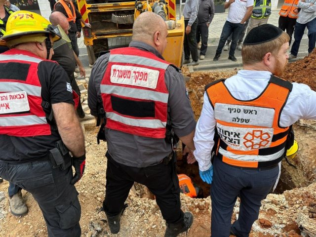 תאונת עבודה ברמלה צילום דובר און ליין של איחוד הצלה