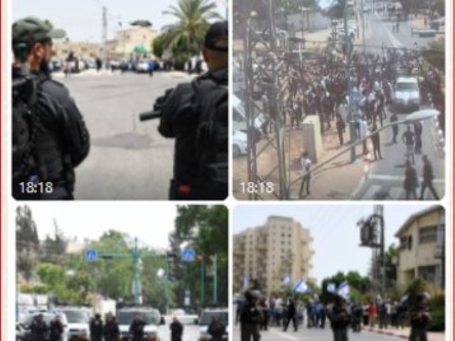 תמונות מתוך התהלוכה בלוד צילום דוברות המשטרה 
