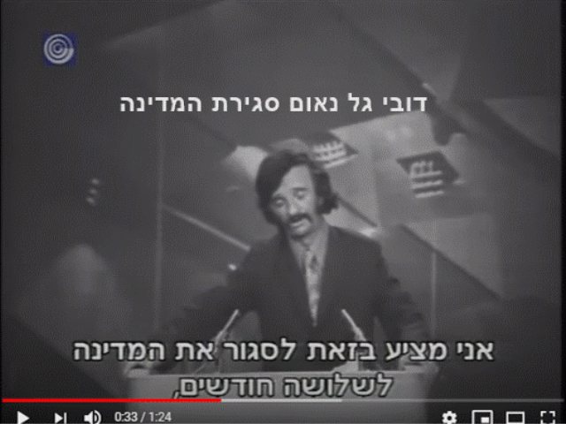 צילום מסך דובי גל נאום סגירת המדינה 