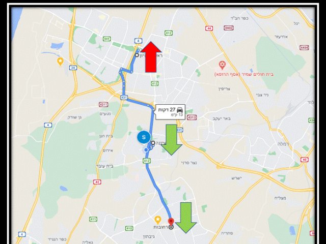 חולי קורונה נס ציונה ראשון לציון רחובות 