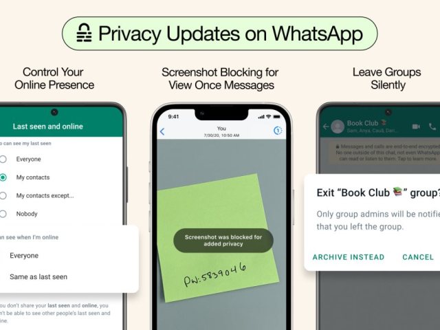 תכונות חדשות ב WhatsApp  צילום מתוך הבלוג הרשמי 