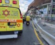 חדשות השפלה ראשון לציון: נהג משאית פונה במצב בינוני לאחר תאונת עבודה. 