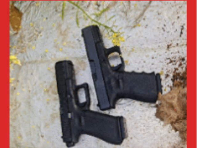 תפיסת נשק ועצורים ברמלה בפעילות המשטרה צילום דוברות המשטרה 