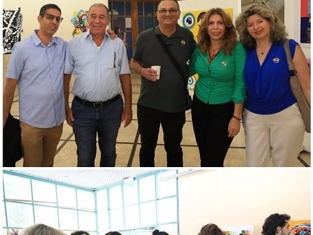 ראש העיר ופעילים בכנס למען הקהילה הגאה- דוברות עיריית נס ציונה
