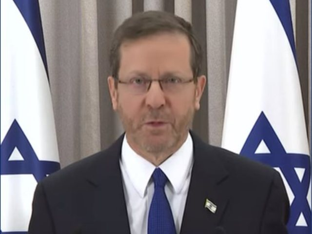 נאום הנשיא הרצוג צילום מסך יוטיוב ערוץ כאן