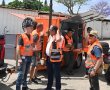 היערכות החירום בנס ציונה- עדכונים. גדוד המתנדבים תירגל הזנקה לארוע נפילת טיל, חלילה.