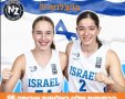מעין כהן ואיילה אורן  מנס ציונה להובלת הנבחרת באליפות אירופה צילום ארכיון 