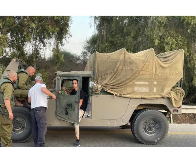 עדן וסלי במהלך החיפושים