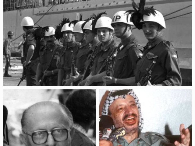 חיילי האו,ם בנמל ביירות 