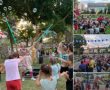 כך חגגנו אתמול בגינות נס ציונה: היום ארבעה מוקדי פעילות בגינות העיר 