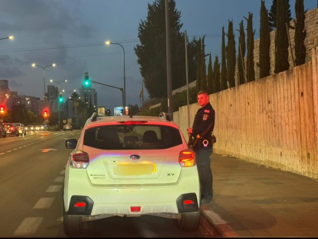 מבצע 101 דוחות תנועה ביום.צילום דוברות המשטרה 