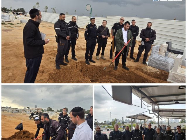 הפורצים חיללו את ביתו של איגו מרגוליס ז"ל שוטרי מחוז תל אביב עצרו את החשודים וחלקו כבוד לנפטר