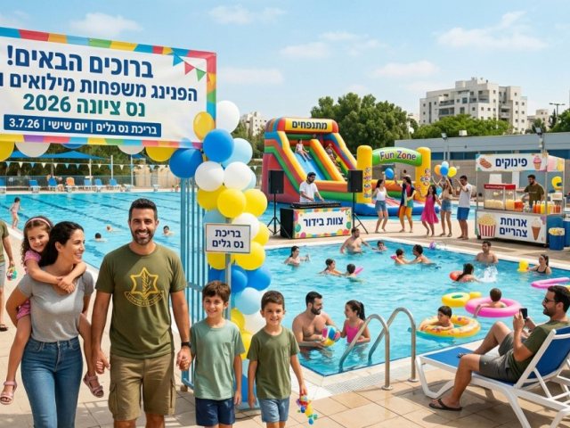 אירועי קיץ 2026  למשפחות המילואים והקבע בנס ציונה 