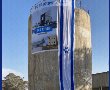 מנס ציונה לקיבוץ בארי: דגל ישראל הונף השבוע בגאון על מגדל המים המיתולוגי של קיבוץ בארי. 